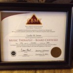 I am a board certified music therapist